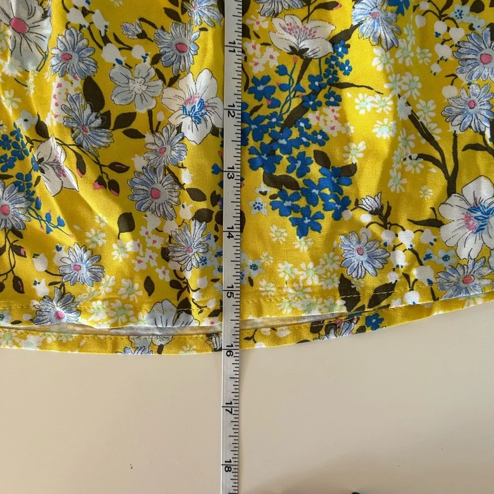 Old Navy NWT Girls Yellow Floral XL Skirt